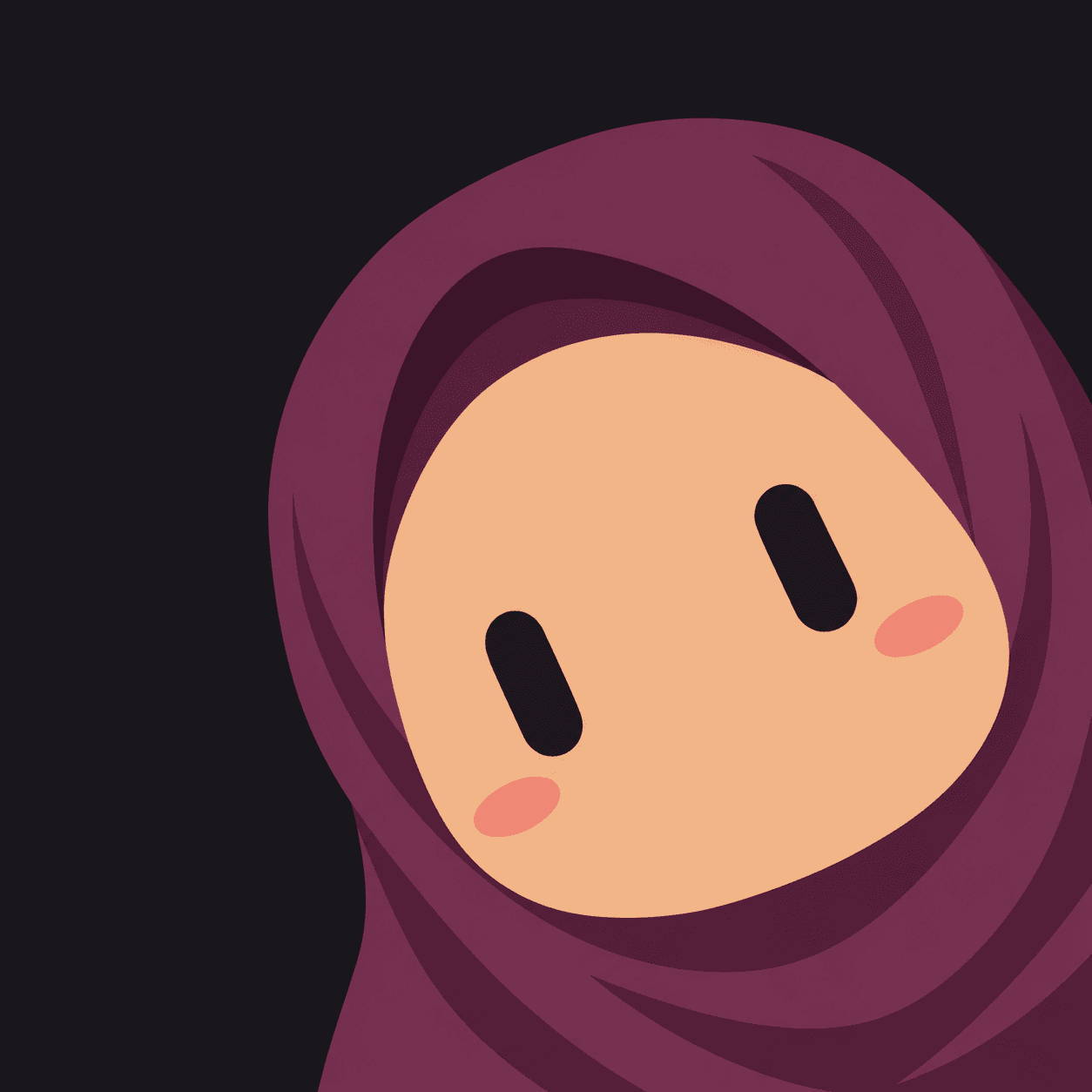 Ilustrasi profil Nayla Husna