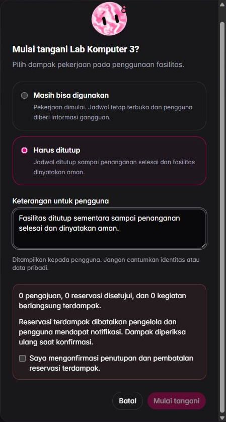 Dialog dampak penanganan production